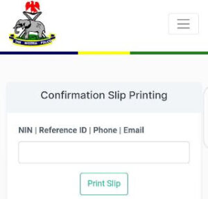 Check How to Print NPF Confirmation Slip